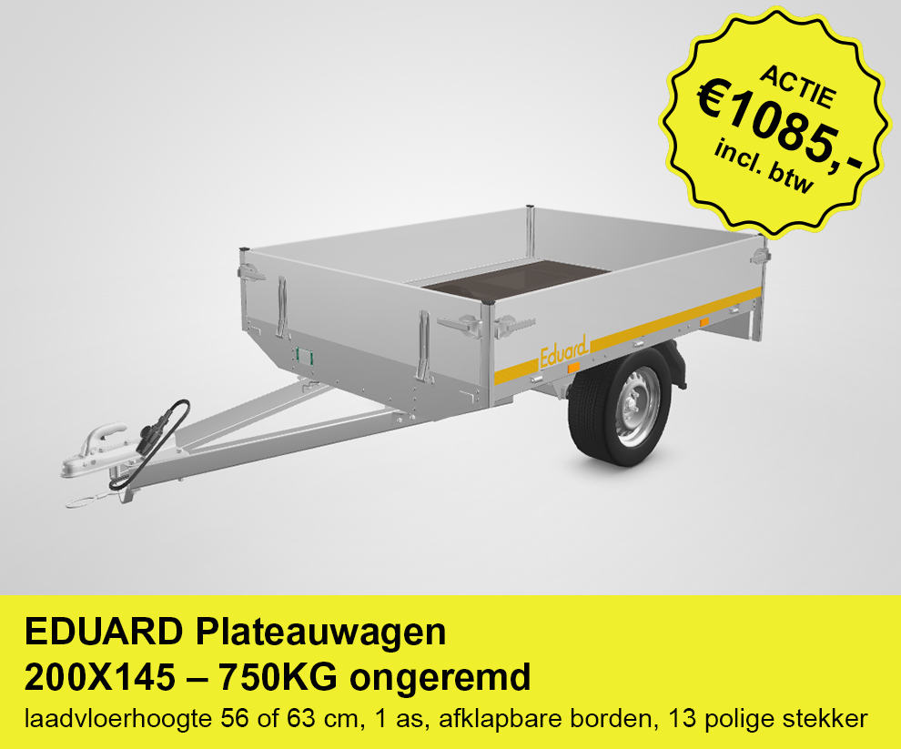 Actieplaatje-EDUARD-Plateauwagen-200X145-–-750KG-ongeremd