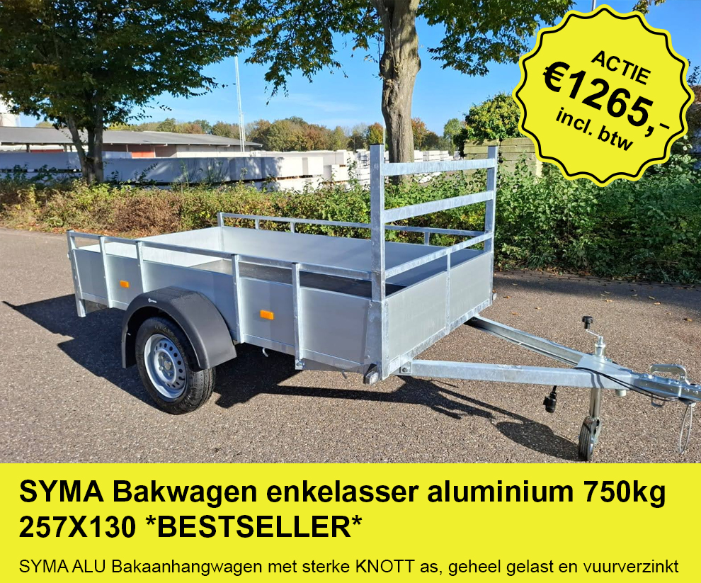 SYMA-Bakwagen-enkelasser-aluminium-750kg-257X130cm