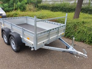 VDM bakwagen trailer dubbelas aluminium