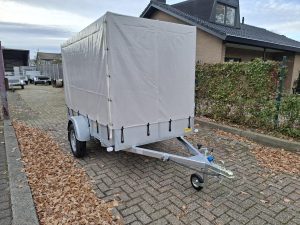 Syma aluminium enkelasser met huif