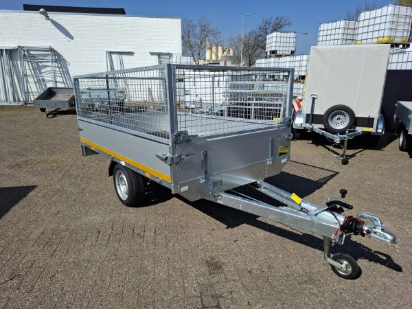 Eduard plateauwagen met loofrek 1350kg 250x145