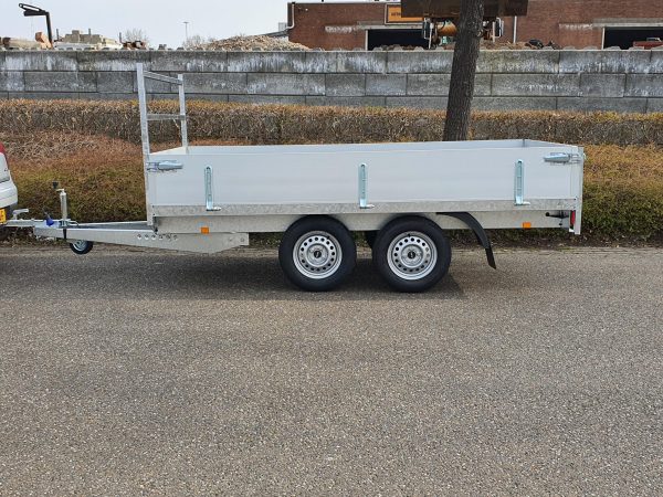 BW plateauwagen 750kg ongeremd