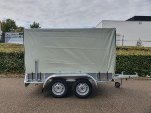 Huif aanhangwagen BW bakwagen enkelasser dubbelasser