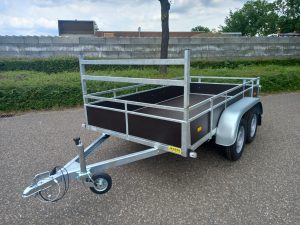 Syma bakwagen dubbelasser 300x150 750kg ongeremd