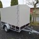 Power Trailer bakwagen enkelasser met huif
