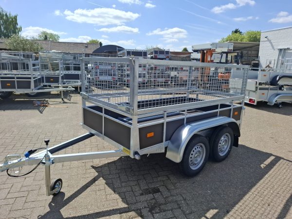Syma dubbelasser bakwagen met loofrek