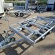 Chassis chassiwagen kassawagen onderstel dubbelasser
