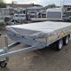 EDUARD plateauwagen met vlakzeil 310x180 2700kg