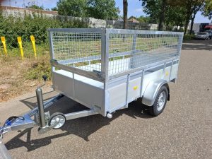 Syma bakwagen enkelas aluminium met loofrek